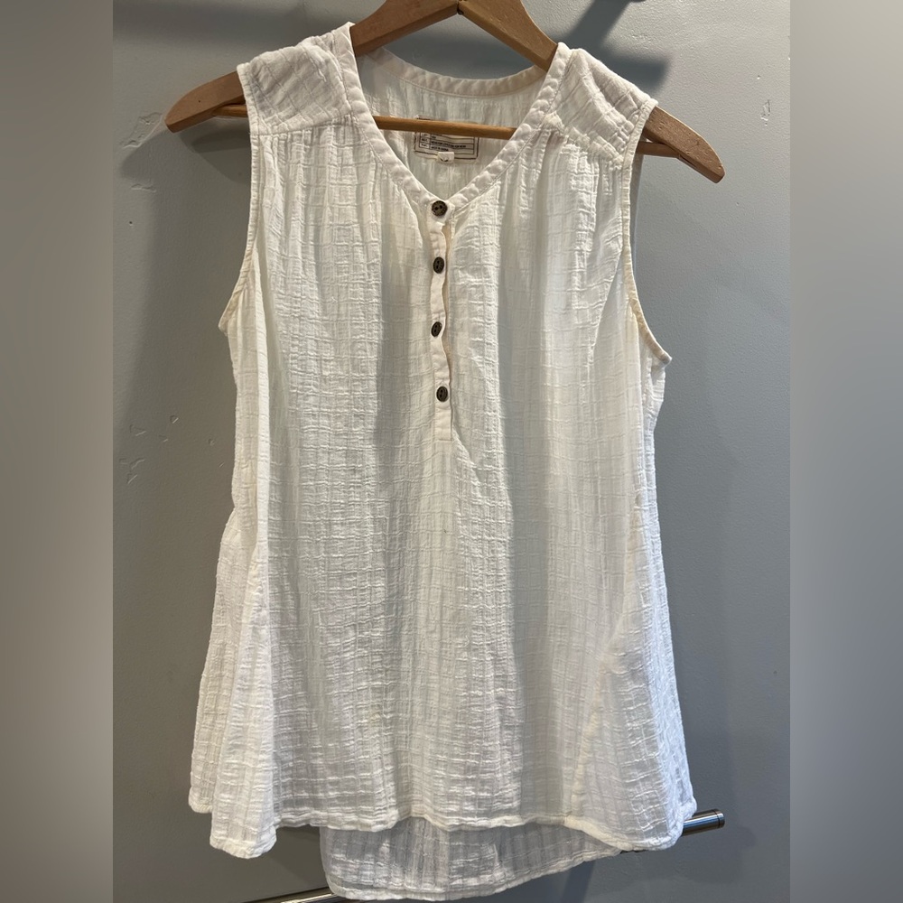 Current Elliott Sleeveless White Top tank Size 0 XS